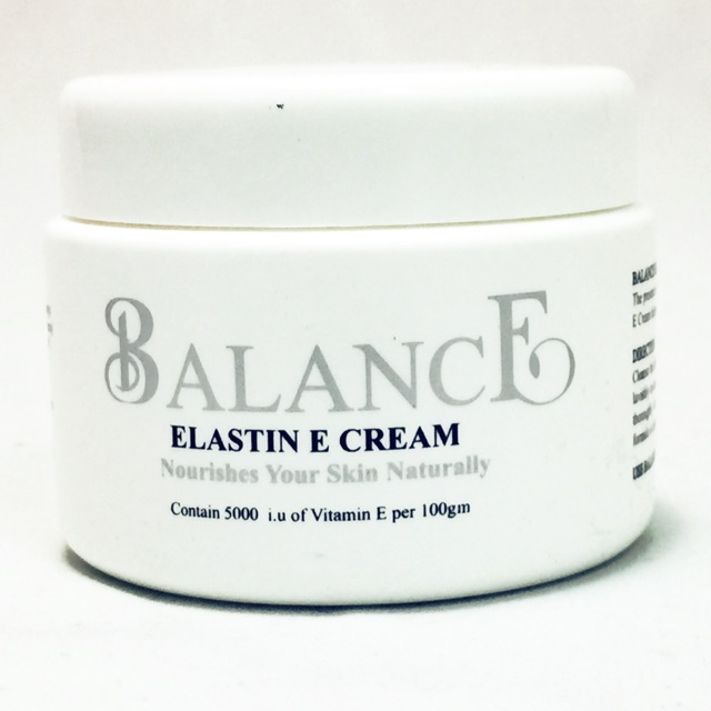 Revolutionair lekken zeewier Balance Elastin E Cream (100g) – Biochem Pharmacy