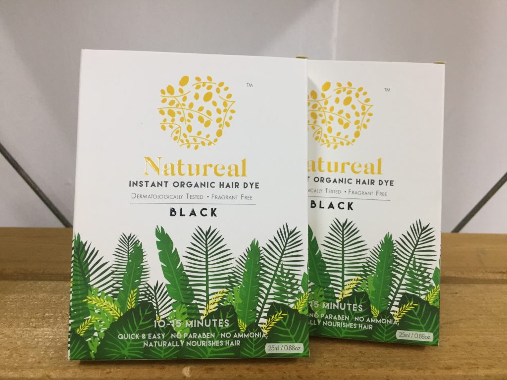 Black Instant Organic Hair Dye (Natureal) 25ml Biochem Pharmacy