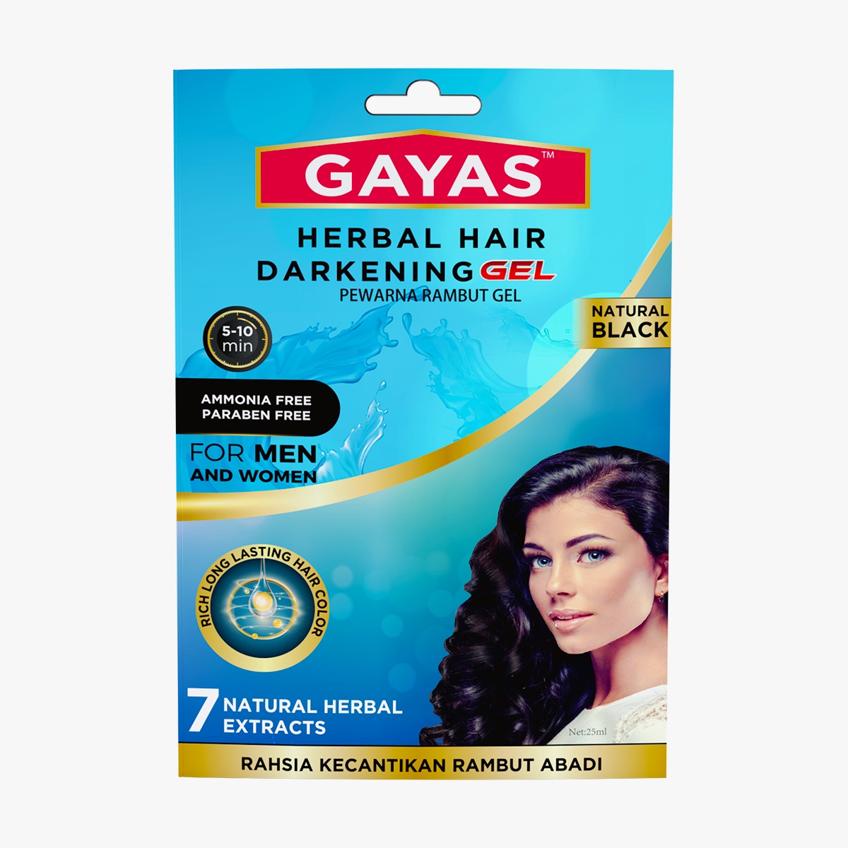Gayas Herbal Hair Darkening Gel Natural Black – Biochem Pharmacy